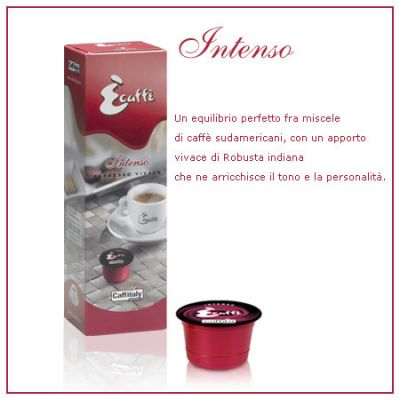 Kohvikapsel Intenso Espresso Vivace 8g 10tk/pk, sobib Caffitaly kapslimasinatele