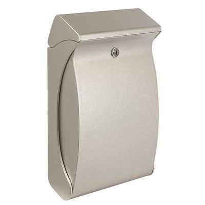 Mailbox SWING 41,9x27,1x12,9cm, / plastic / silver