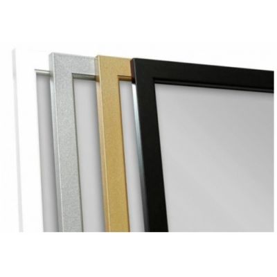 Mirror Wismar 40x80cm, 72942 / wide frame with silver structure
