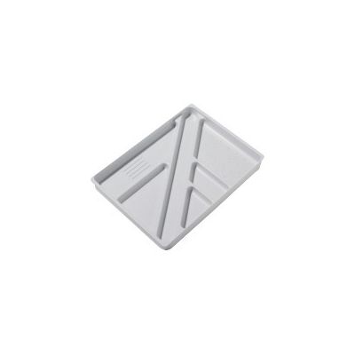 Pencil case contents KROG drawer box, light gray plastic, 50010 Plastunion / 337x238mm, h-35/7035