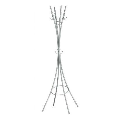 Riidenagi LIIVAKELL LK-MT, K-183cm, aluse laius 50x50cm; 6 paari konkse/ metallik hõbe