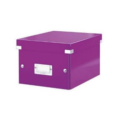 Storage Box Click & Store Leitz WOW Small, Purple