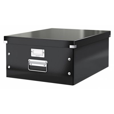 Storage Box Click & Store Leitz WOW Large, Black