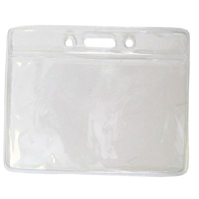 Card holder PVC pocket 54x86mm (67x107 outer dimension), horizontal, with hanging loop