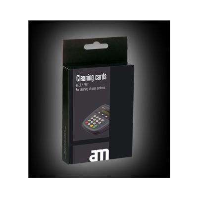 Payment terminal cleaning card CCS - open for magnetic stripe system, with double-sided cleaning strip, moistened, 10 pcs.