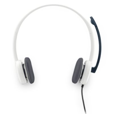 kõrvaklapid+mikrofon Logitech Stereo Headset H150 Coconut with Mic/mute/vol control, 2x3,5mm