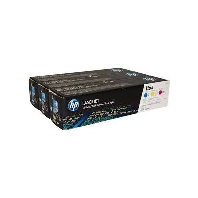 Tooner HP CF341A 126A Cyan-Magenta-Yellow Tri-pack 3x1000lk