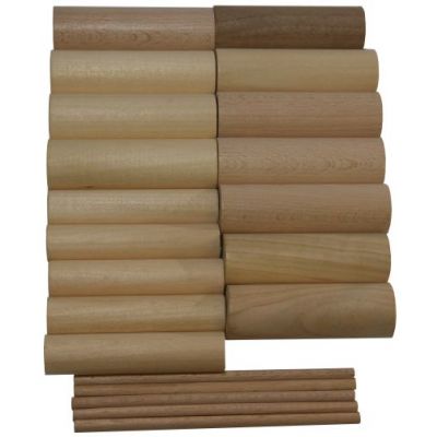 Set of wooden parts for machine tools (Round blanks 6mm, 20mm and 30mm)