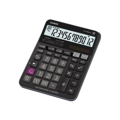 Desktop Calculator Casio DJ-120DPlus Check & Correct - 12 digit, standard and solar battery, Standard logic, 192 × 144 × 34.6mm 205gr