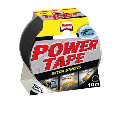 Teip Power Tape 10mx50mm, must  veekindel, Henkel