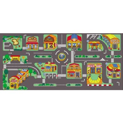 Play rug Shopping center, 95 x 200 cm