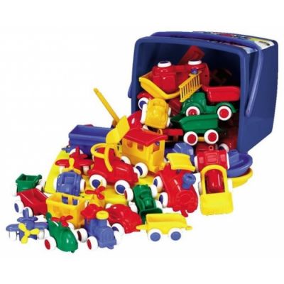 Toy vehicle set, 30 parts, large, 3+