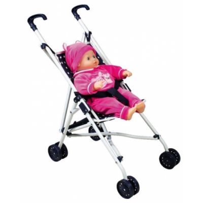 Doll's stroller, height approx. 55 cm, 3+