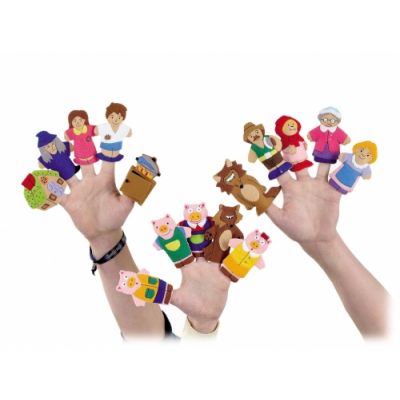 Finger puppets, fairy tale characters, 15 pcs