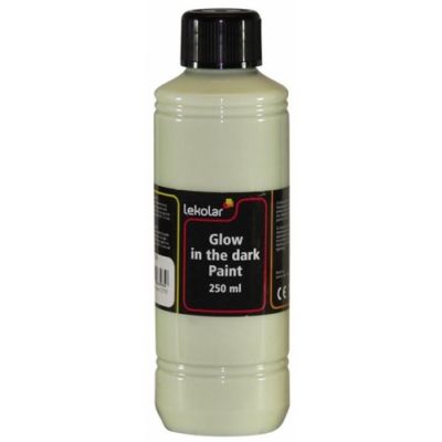 Luminous paint, dry in 1 h, washable 40C, 250 ml, Lekolar