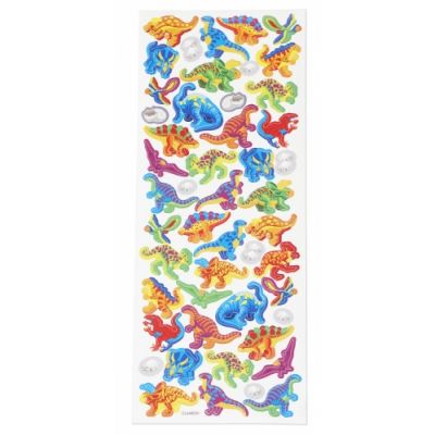 Sticker set dinosaurs, 98 pcs