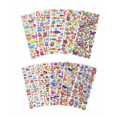 Sticker set large assortment, 535 pcs