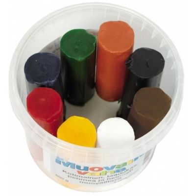 Plasticine based on CreArte beeswax, assorted 500g