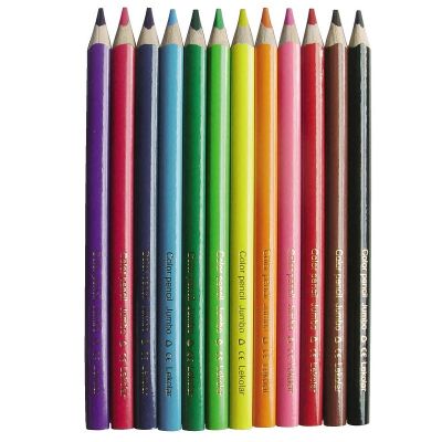 Pencils Lekolar Jumbo, triangular, 12 colors