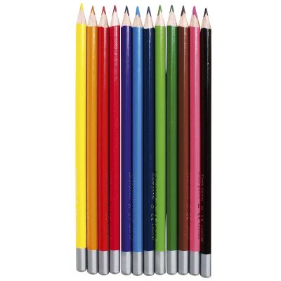 Pencils Lekolar, triangular, 12 colors