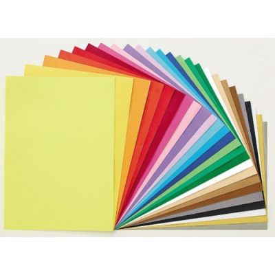 Colored cardboard, bulk packaging, A3 300g, 25 colors x 5 sheets