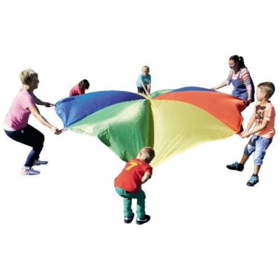 Parachute for kindergarten group exercises, 3.5 m, 8 handles