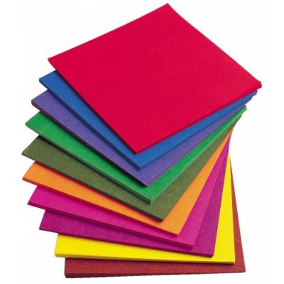 Origami paper 15x15 cm, assorted 10 colors, 500 sheets