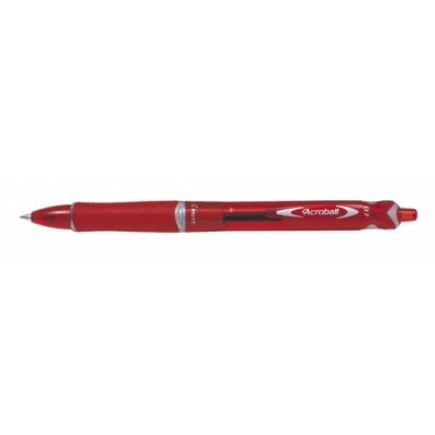 Ballpoint pen Pilot Acroball plastic BeGreen, F 0.7mm, red
