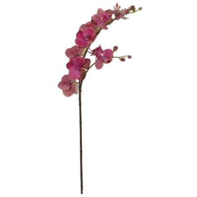 Artificial flower ORCHID x2 / warm purple 73cm