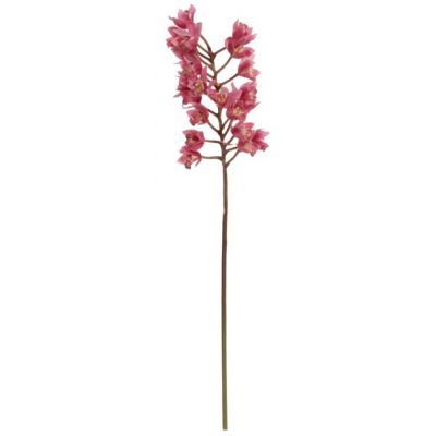 Artificial flower ZYMBIDIUM Mini / pale light 87cm