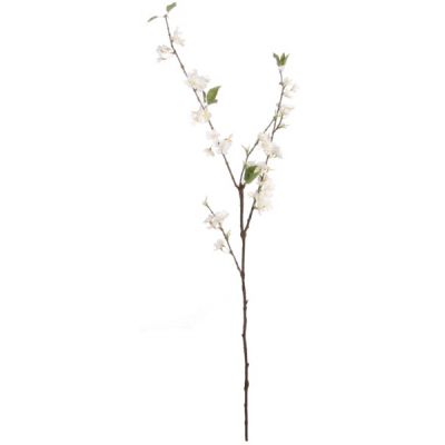 Artificial flower CHERRY / with white flowers 114cm