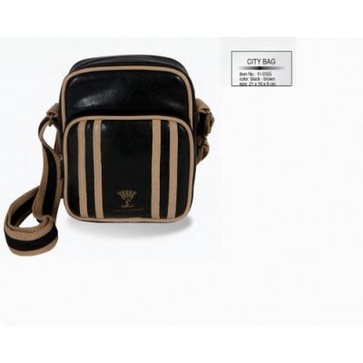 City bag Lonsdale black / brown