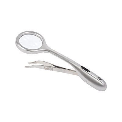 Magnifier tweezer TRIZETTE with LED, blistercard