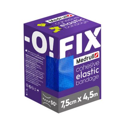 Elastic bandage Medrull Fix-O self-adhesive 7.5cm * 4.5m (blue)
