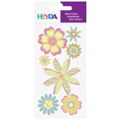 Stick-On's Mix Pastel Flowers