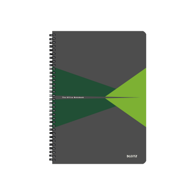 Notebook Leitz Office A4 Squared, wirebound with PP cover