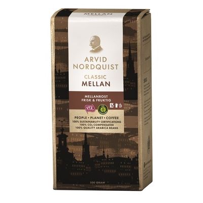 Coffee Arvid Nordquist MELLAN Classic 500g (filter, jug and press coffee)