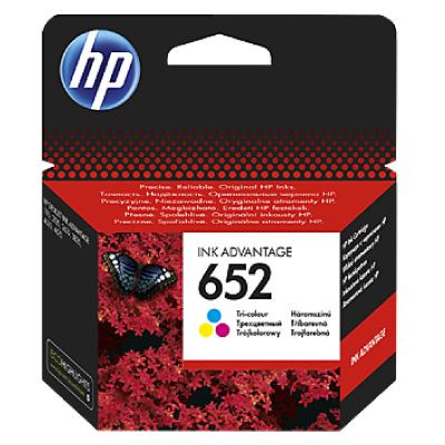 Tint HP 652 Tri-color Cyan/Magenta/Yellow Original Ink Advantage Cartridge (200 pages)