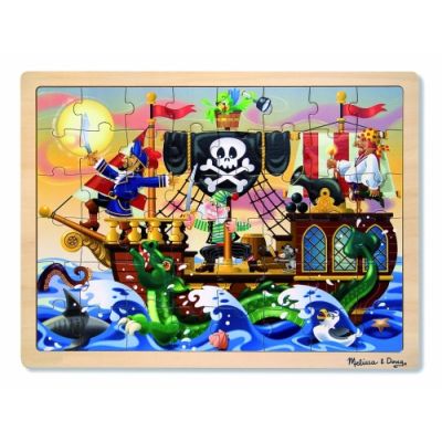 Puzzle Pirates, wooden, 48 parts, 40 x 30 cm, 4+