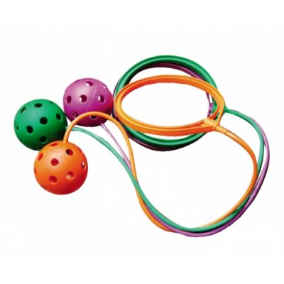 Ball and ring, to practice coordination, 6 pcs