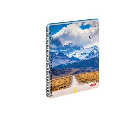 Folder A4 Target Nature, with spiral binding, 52 sheets, 80g, lined