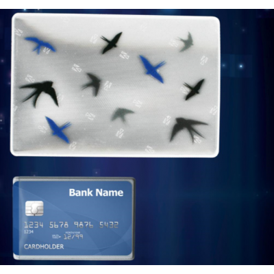 Reflector - card holder Swallows 95x65mm