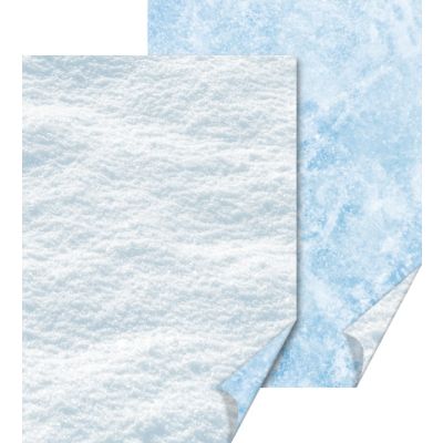 Motifed card 50x70cm Ice/Snow