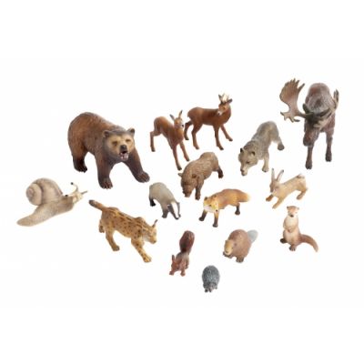 Nordic wild animals, 15 pcs, Bully, 3+