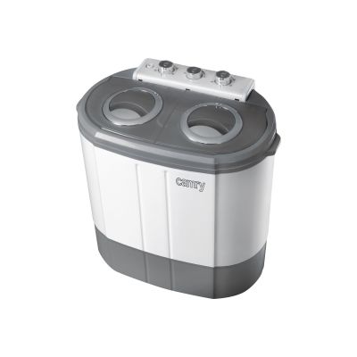 Camry | CR 8052 | Washing machine | Top loading | Washing capacity 3 kg | 1300 RPM | Depth 40 cm | Width 60 cm | White-Grey