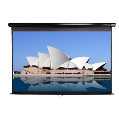 M100UWH | Manual Series | Diagonal 100 " | 16:9 | Viewable screen width (W) 221 cm | Black