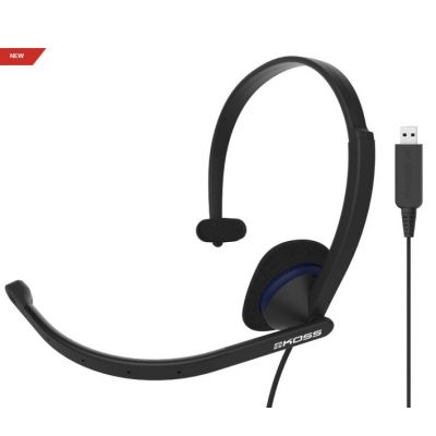 Koss Headphones CS195 USB Wired On-Ear Microphone Black