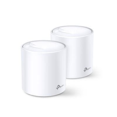 AX1800 Whole Home Mesh Wi-Fi 6 System | Deco X20 (2-pack) | 802.11ax | 1201+574 Mbit/s | 10/100/1000 Mbit/s | Ethernet LAN (RJ-45) ports 2 | Mesh Support Yes | MU-MiMO Yes | No mobile broadband | Ant