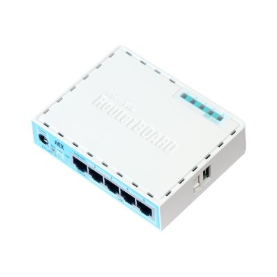 Mikrotik Wired Ethernet Router (No Wifi) RB750Gr3, hEX, Dual Core 880MHz CPU, 256MB RAM, 16 MB (MicroSD), 5xGigabit LAN, USB, PCB and Voltage temperature monitor, Beeper, IP20, Plastic Case, RouterOS
