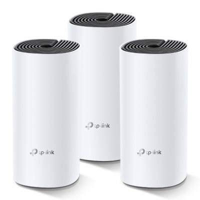 Whole Home Mesh WiFi System | Deco M4 (3-Pack) | 802.11ac | 300+867 Mbit/s | 10/100/1000 Mbit/s | Ethernet LAN (RJ-45) ports 2 | Mesh Support Yes | MU-MiMO Yes | No mobile broadband | Antenna type 2x